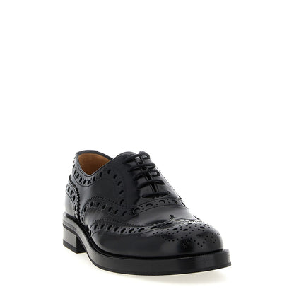 Church's Black Calfskin Oxfords And Derbies