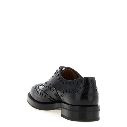 Church's Black Calfskin Oxfords And Derbies
