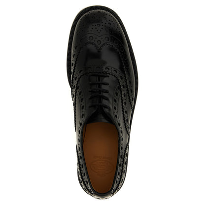 Church's Black Calfskin Oxfords And Derbies