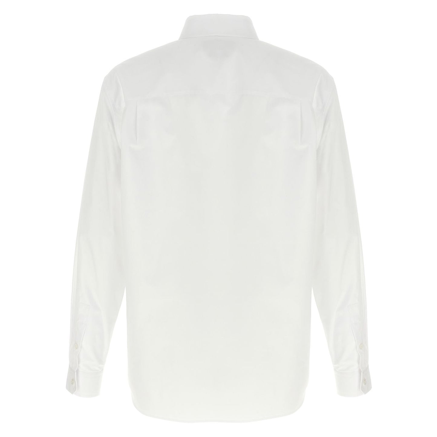 Gucci White Cotton Blouse