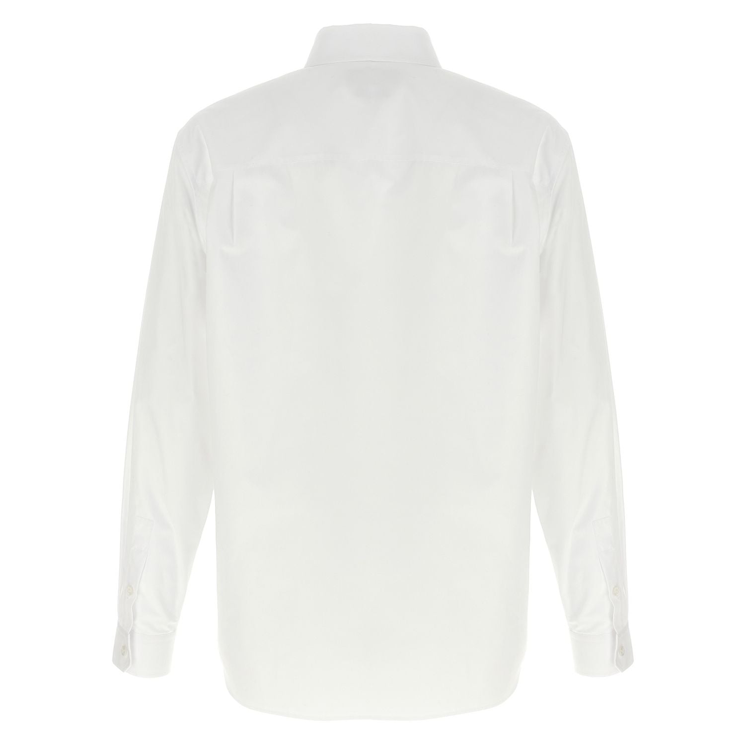 Gucci White Cotton Blouse