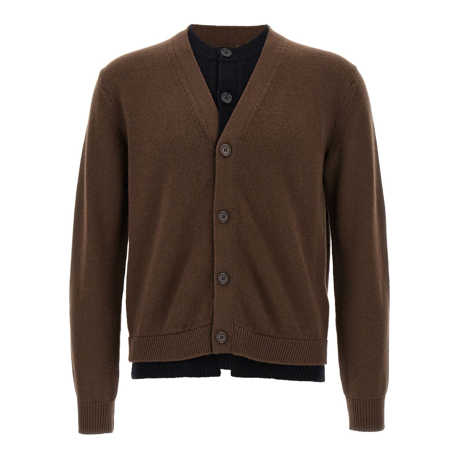 J.W.Anderson Brown Wool Cardigan