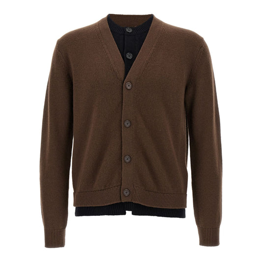 J.W.Anderson Brown Wool Cardigan