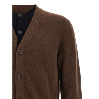 J.W.Anderson Brown Wool Cardigan