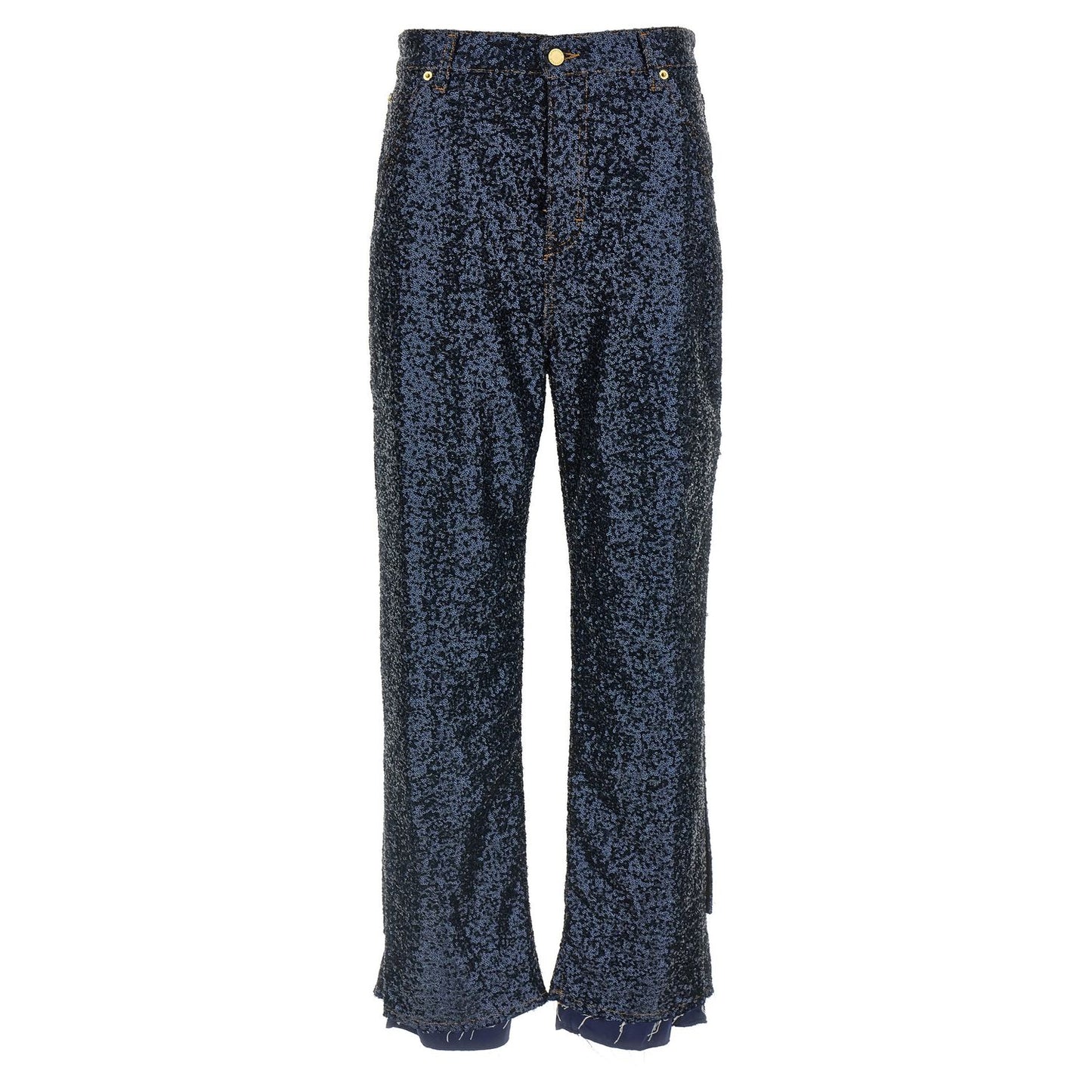 Darkpark Blue Cotton Jeans Denim
