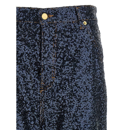 Darkpark Blue Cotton Jeans Denim