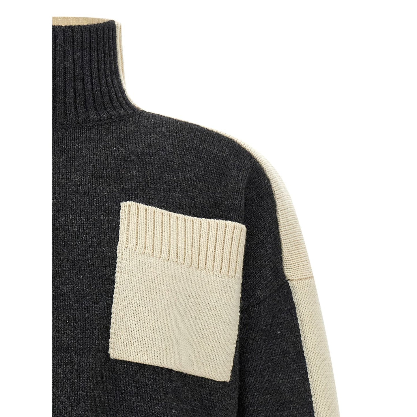 J.W.Anderson Gray Elastane Cardigan