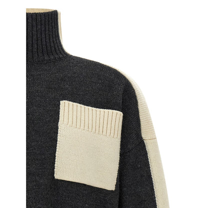 J.W.Anderson Gray Elastane Cardigan