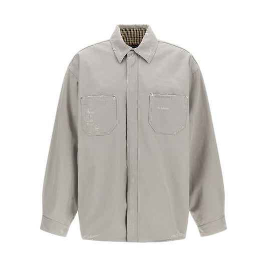 Balenciaga Gray Cotton Blouse