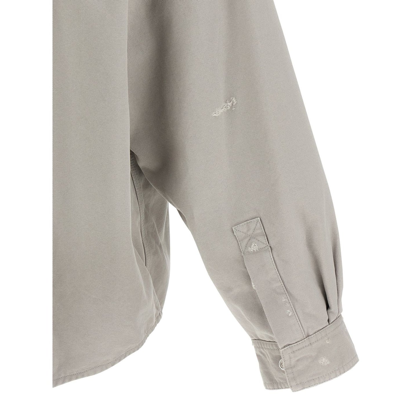 Balenciaga Gray Cotton Blouse