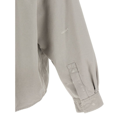 Balenciaga Gray Cotton Blouse