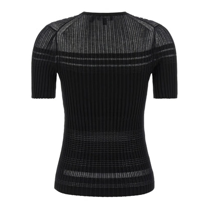 Theory Black Viscose T-Shirt