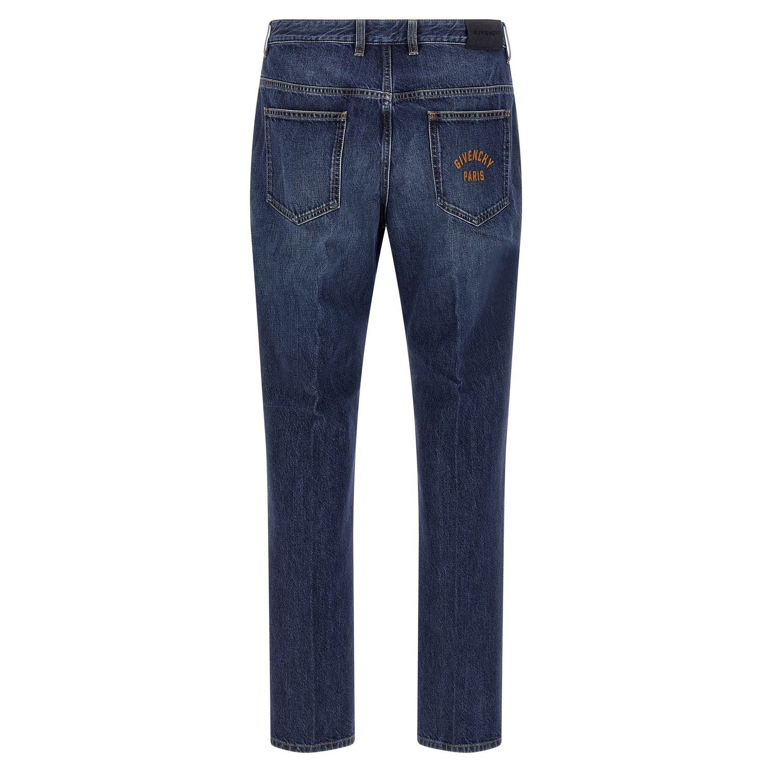 Givenchy Blue Cotton Straight-Leg Jeans