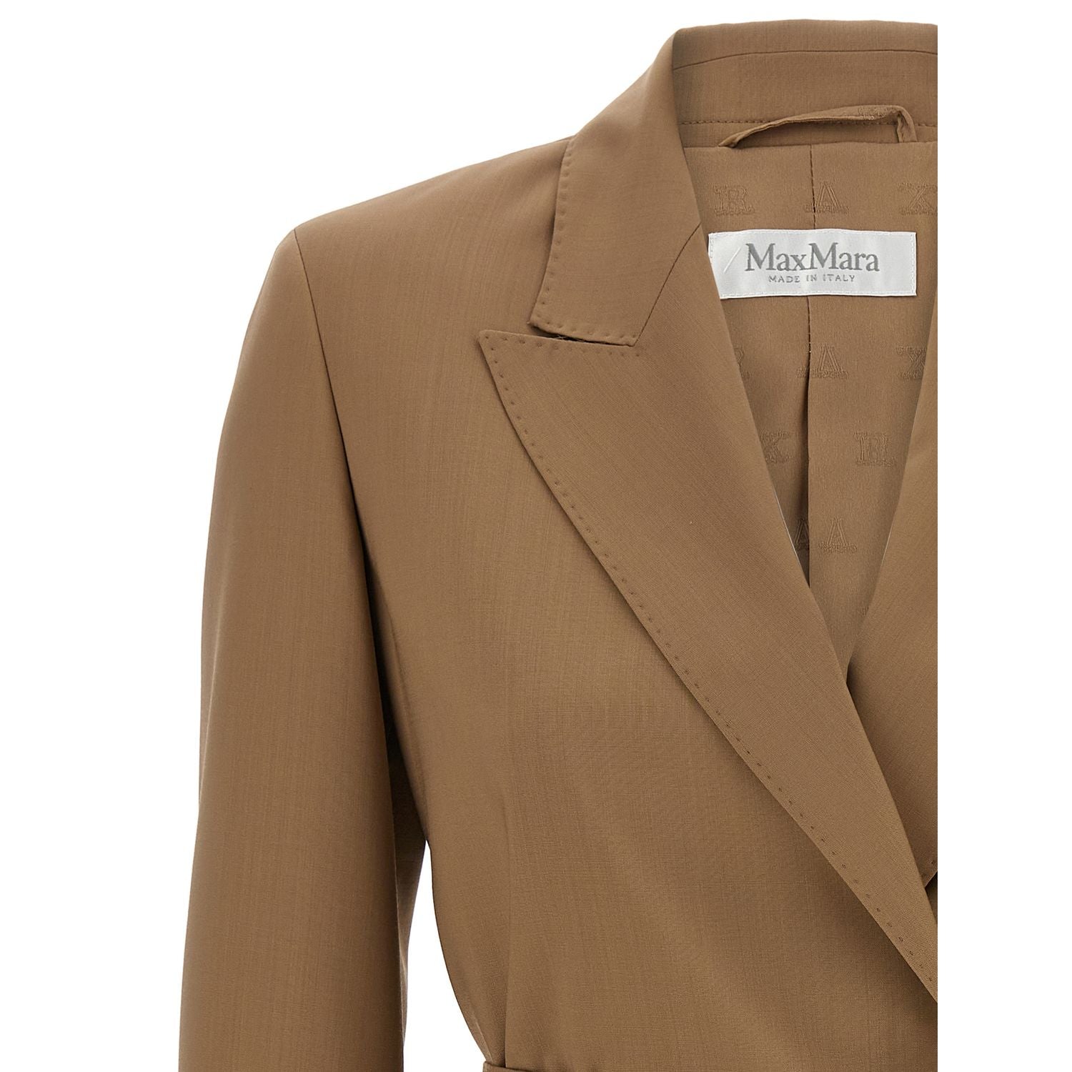 Max Mara Brown Virgin Wool Blazer