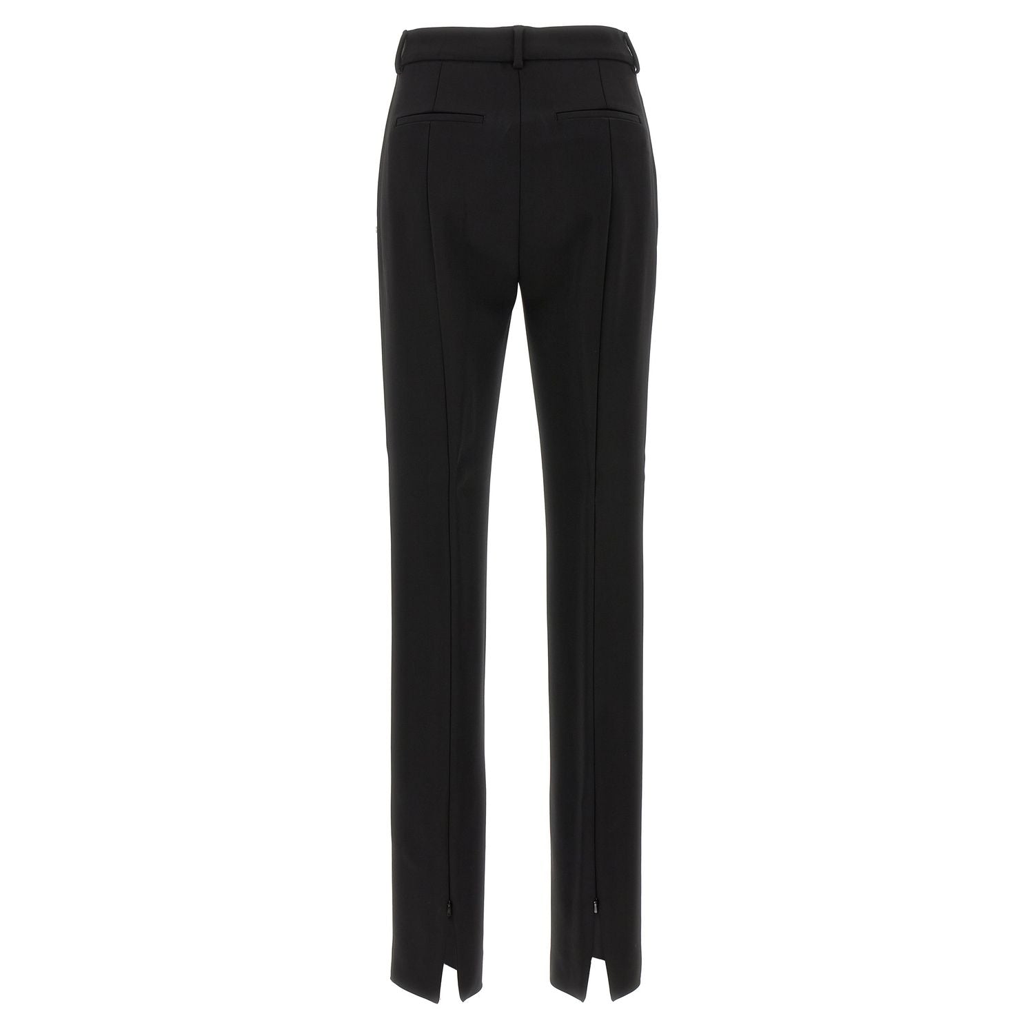 Sportmax Black Viscose Casual Pants
