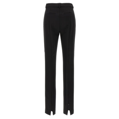 Sportmax Black Viscose Casual Pants
