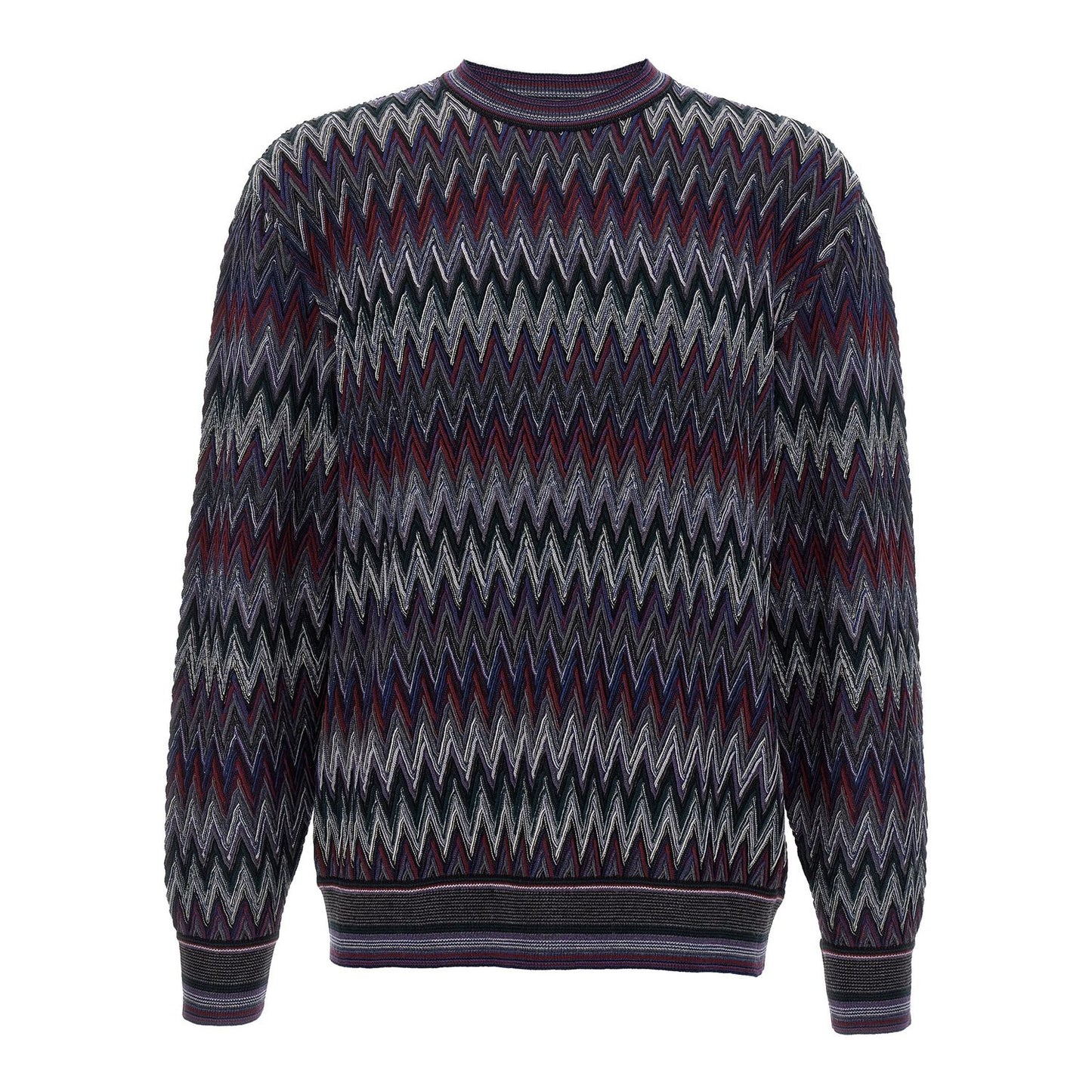 Missoni Blue Wool Cardigan