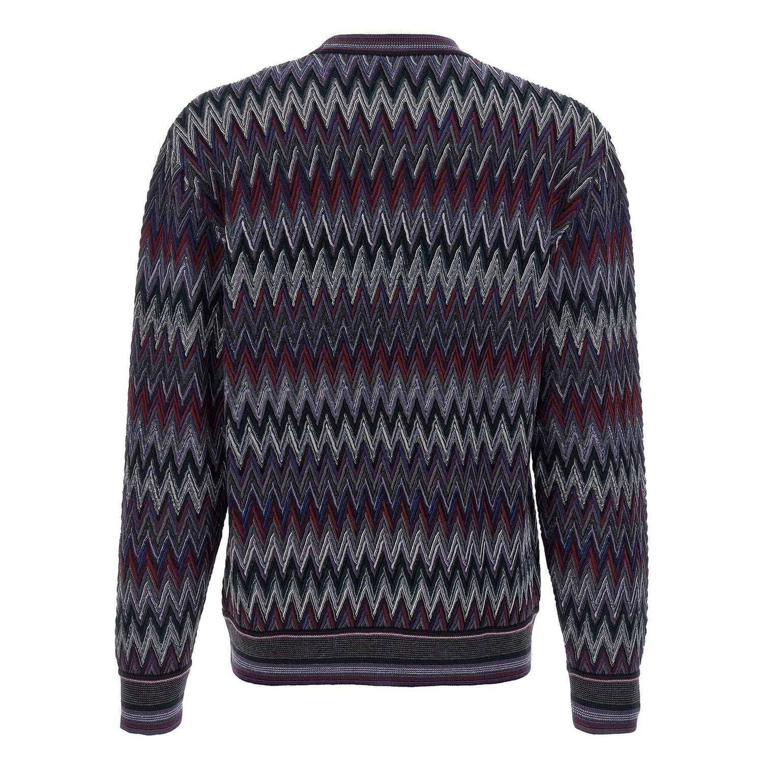 Missoni Blue Wool Cardigan