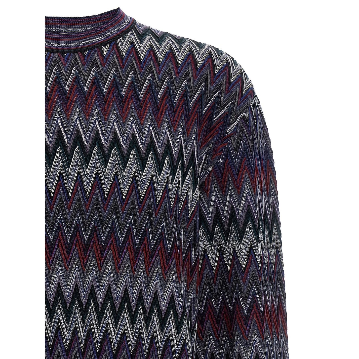 Missoni Blue Wool Cardigan