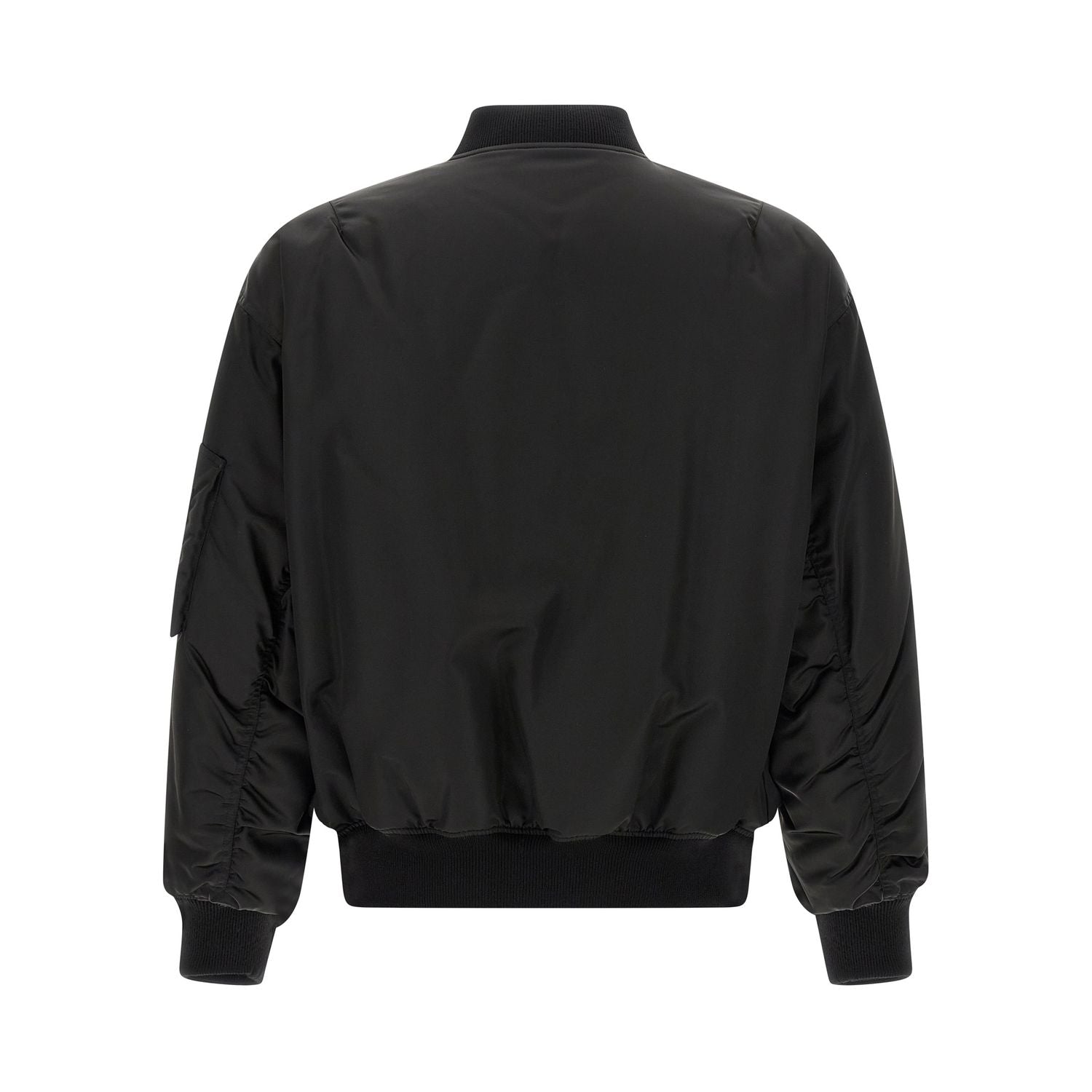 Saint Laurent Black Polyamide Bomber