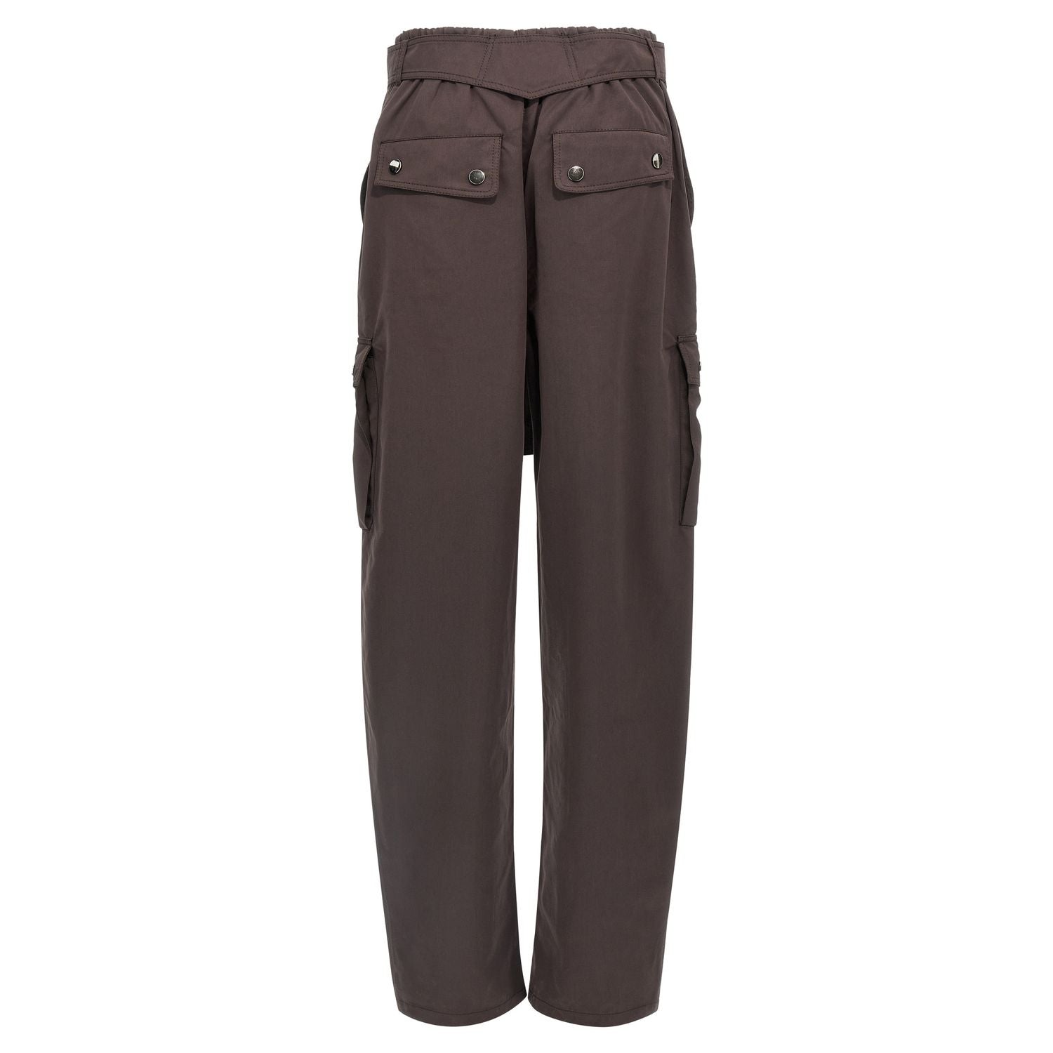 The Andamane Brown Polyester Cargo Pants