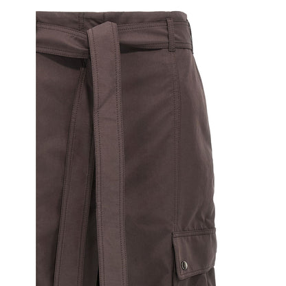 The Andamane Brown Polyester Cargo Pants