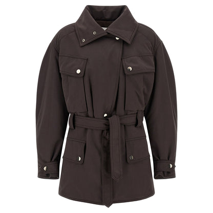 The Andamane Brown Polyester Parka