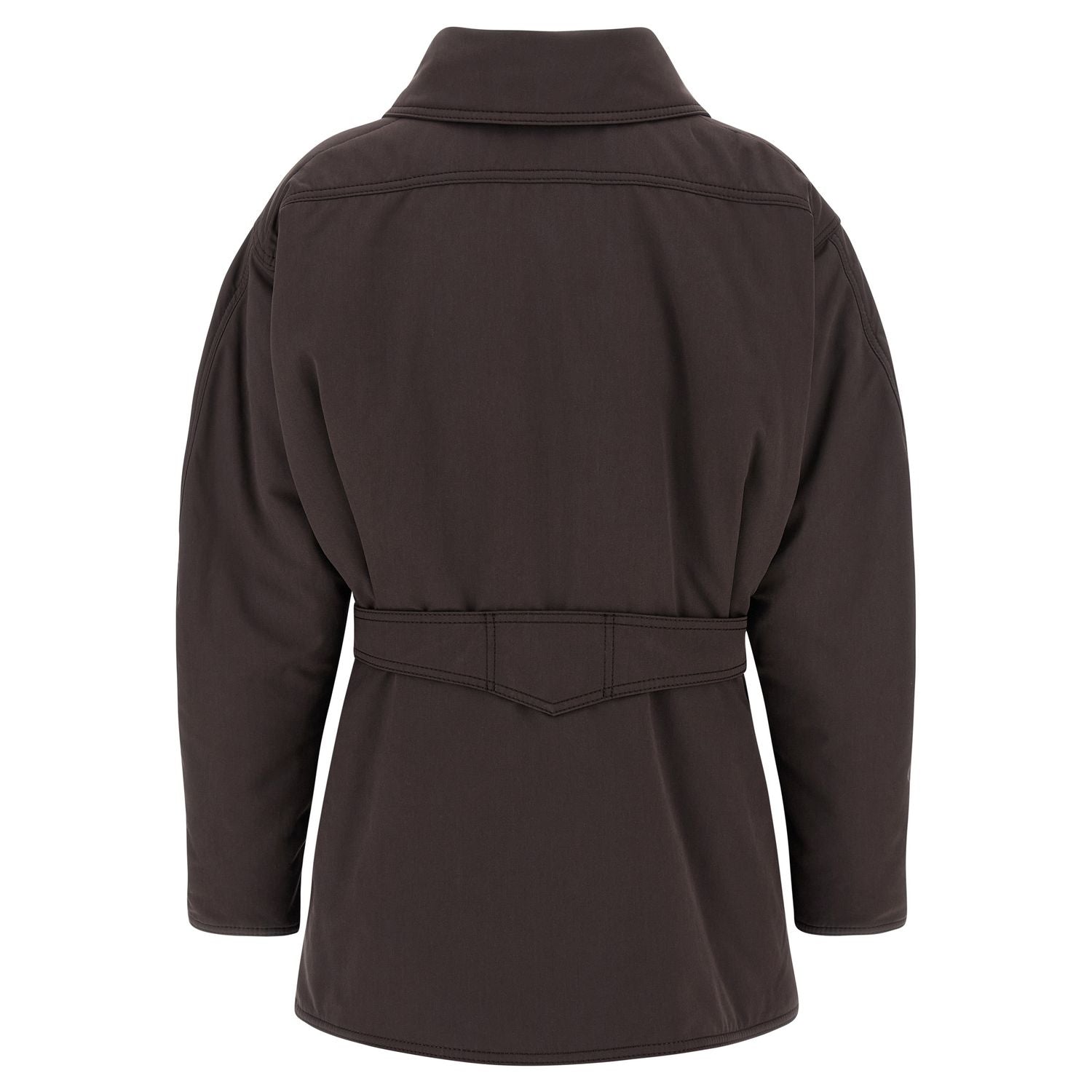 The Andamane Brown Polyester Parka
