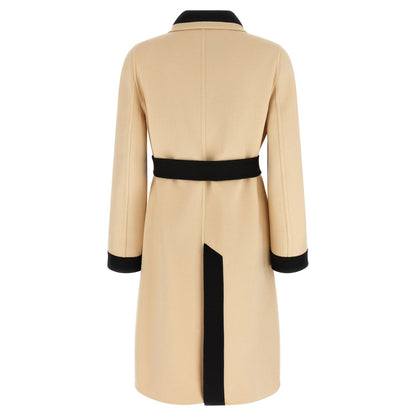 Valentino Garavani Beige Virgin Wool Coat