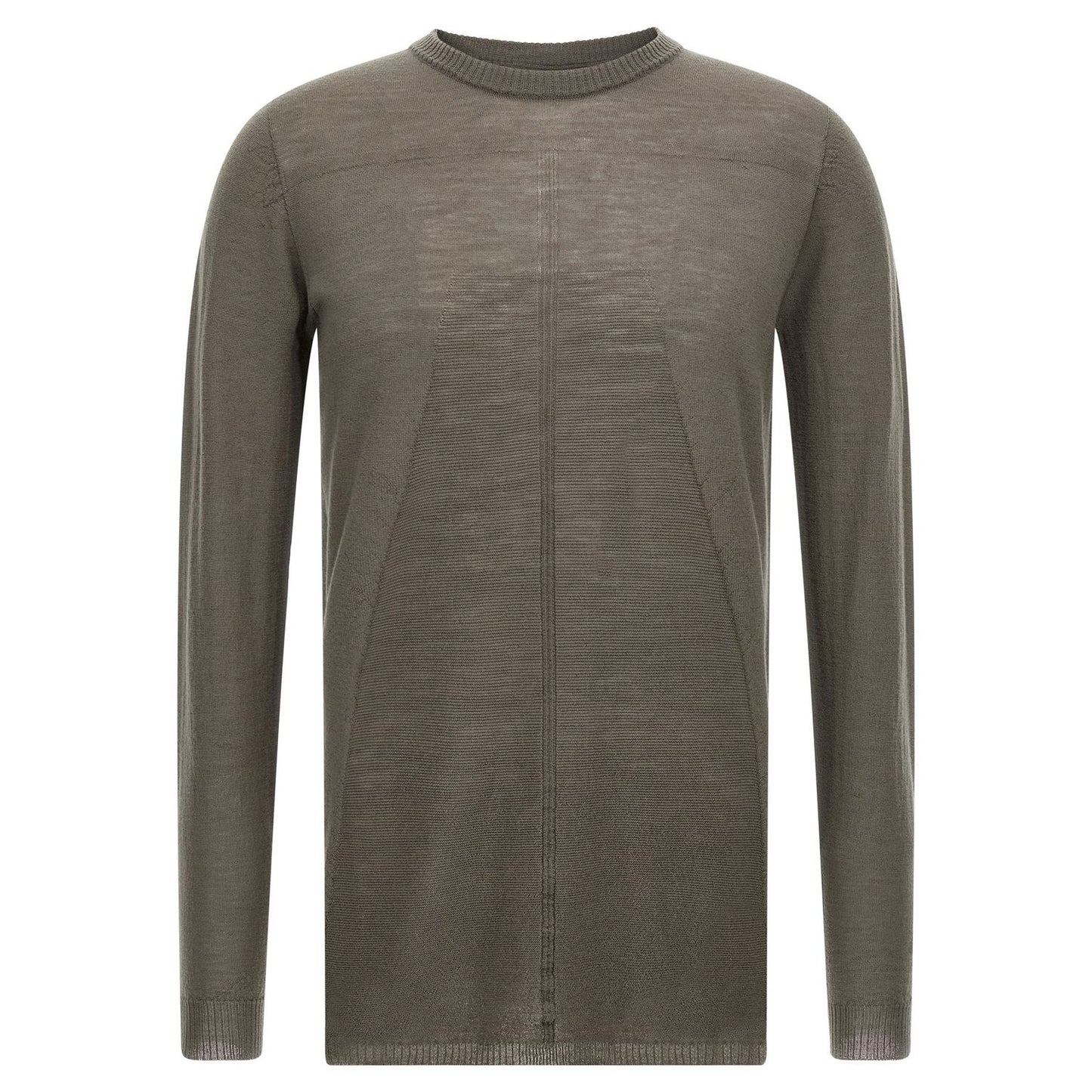 Rick Owens Gray Wool Cardigan