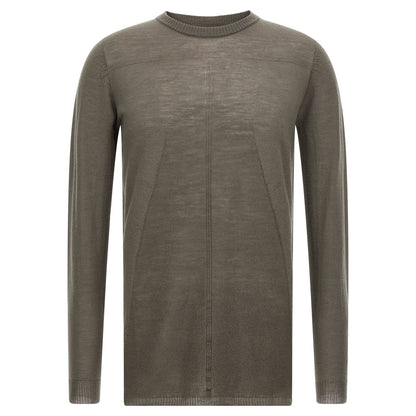 Rick Owens Gray Wool Cardigan