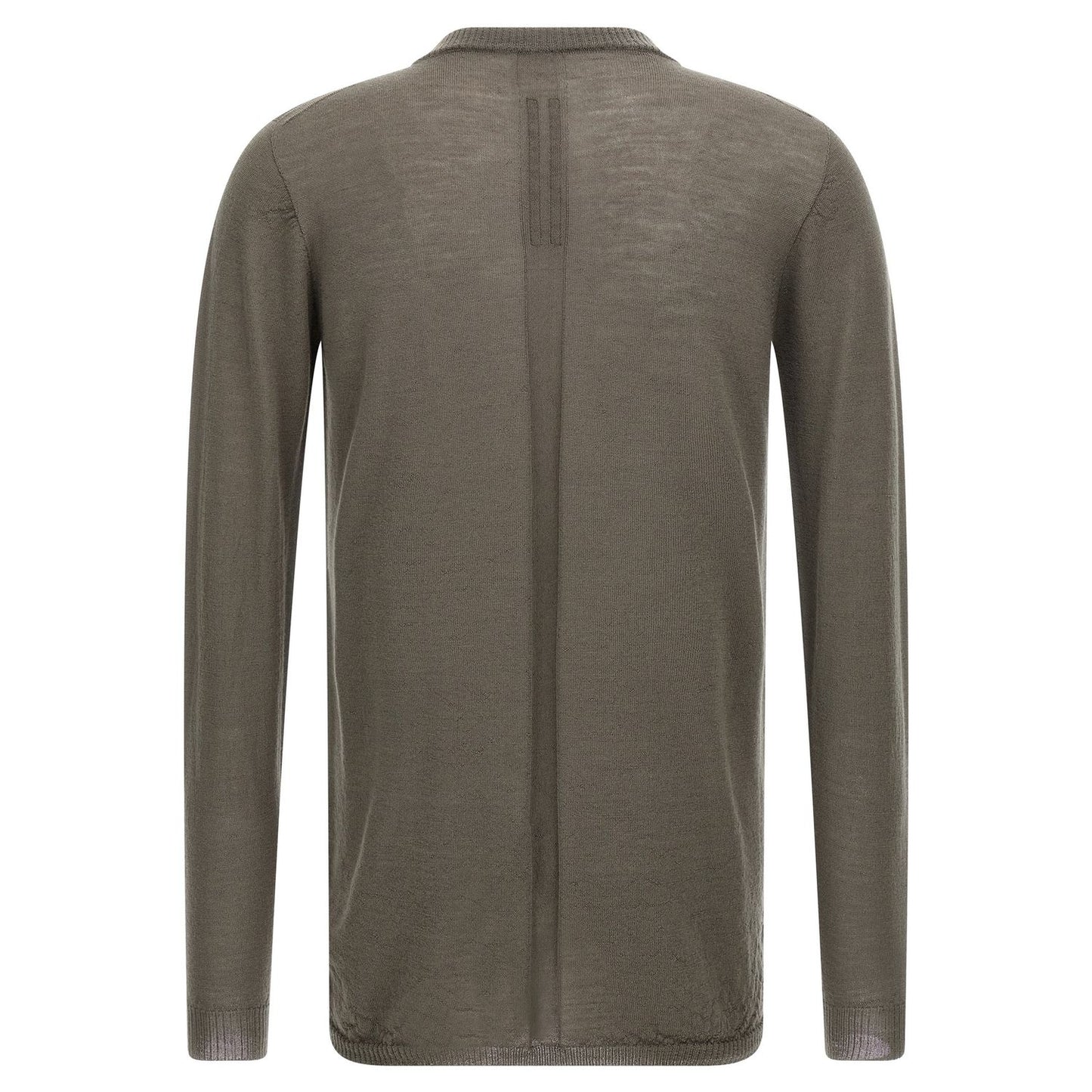 Rick Owens Gray Wool Cardigan
