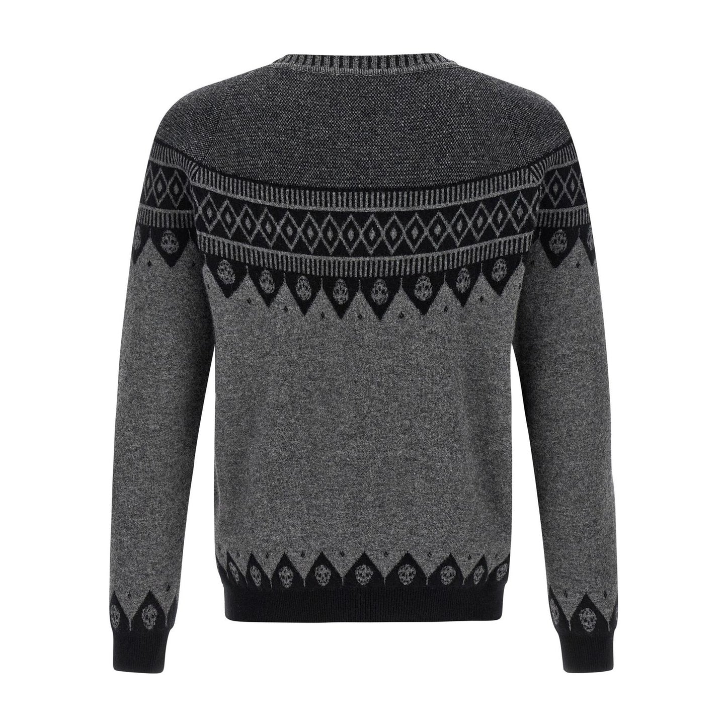 Alexander McQueen Gray Wool Cardigan