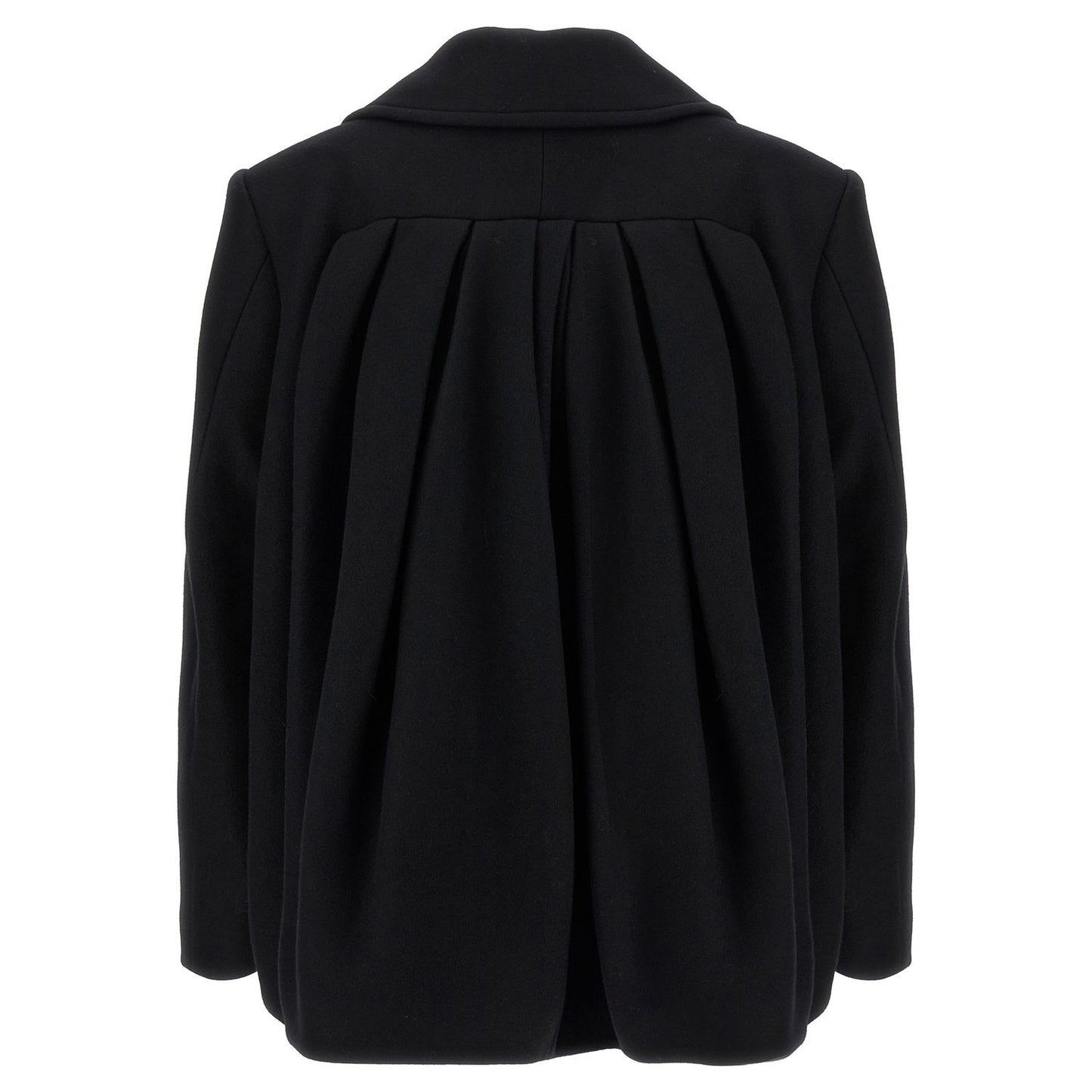 Dries Van Noten Black Wool Coat