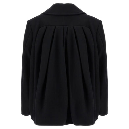 Dries Van Noten Black Wool Coat