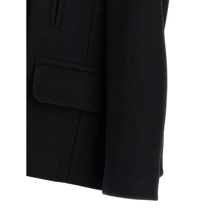 Dries Van Noten Black Wool Coat