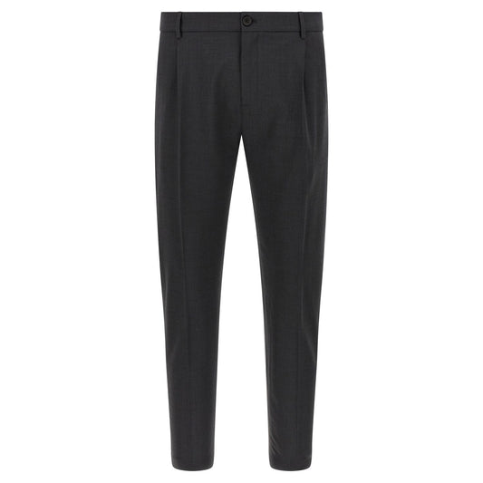 Department 5 Gray Virgin Wool Cropped Pants
