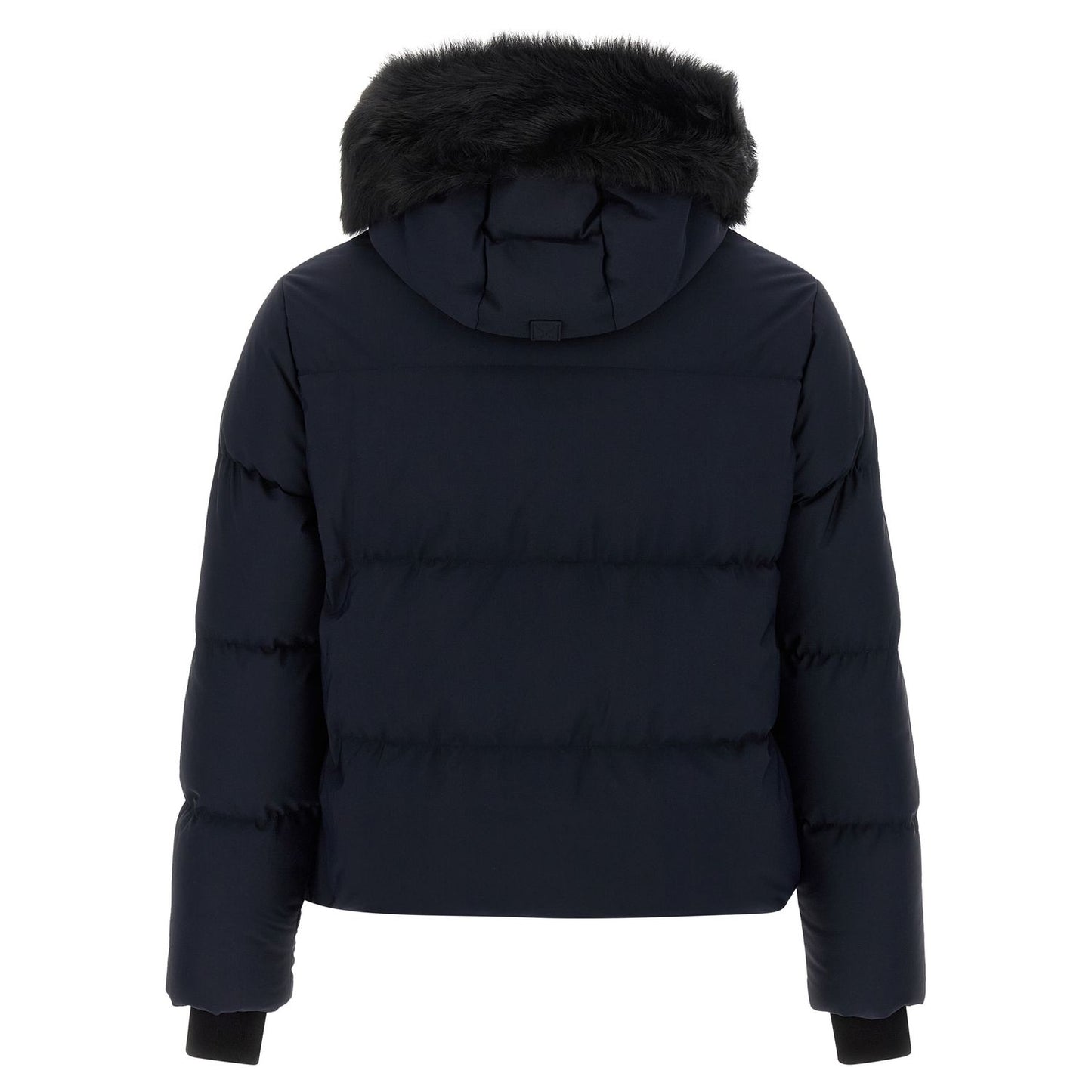 Moose Knuckles Blue Nylon Full-Length Jacket