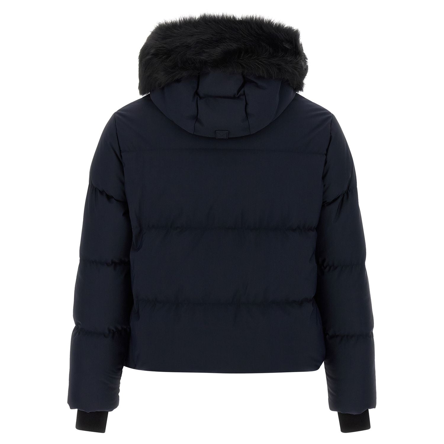Moose Knuckles Blue Nylon Full-Length Jacket