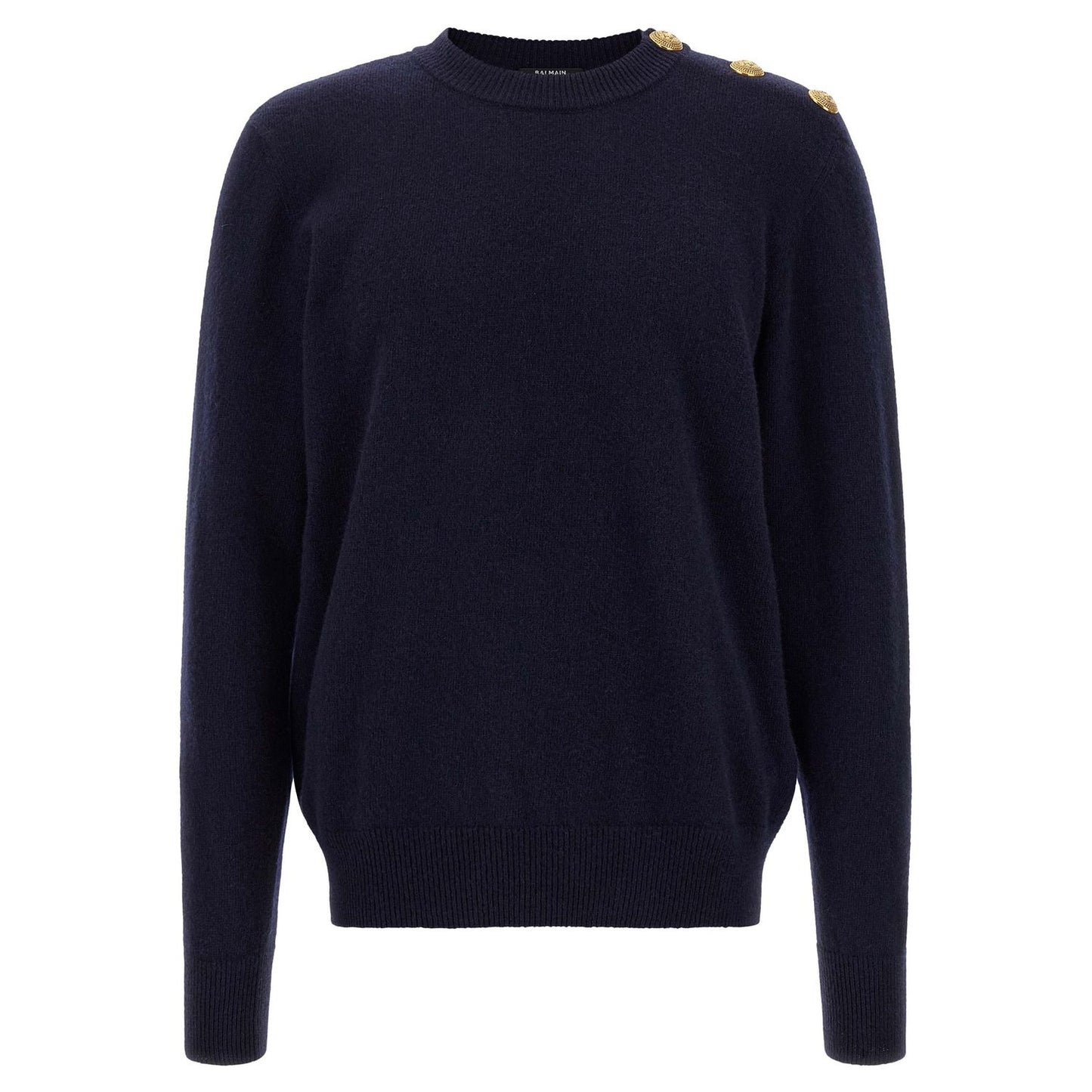 Balmain Blue Cashmere Cardigan