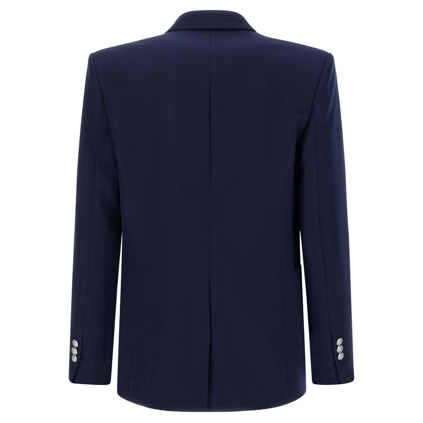 Balmain Blue Virgin Wool Blazer