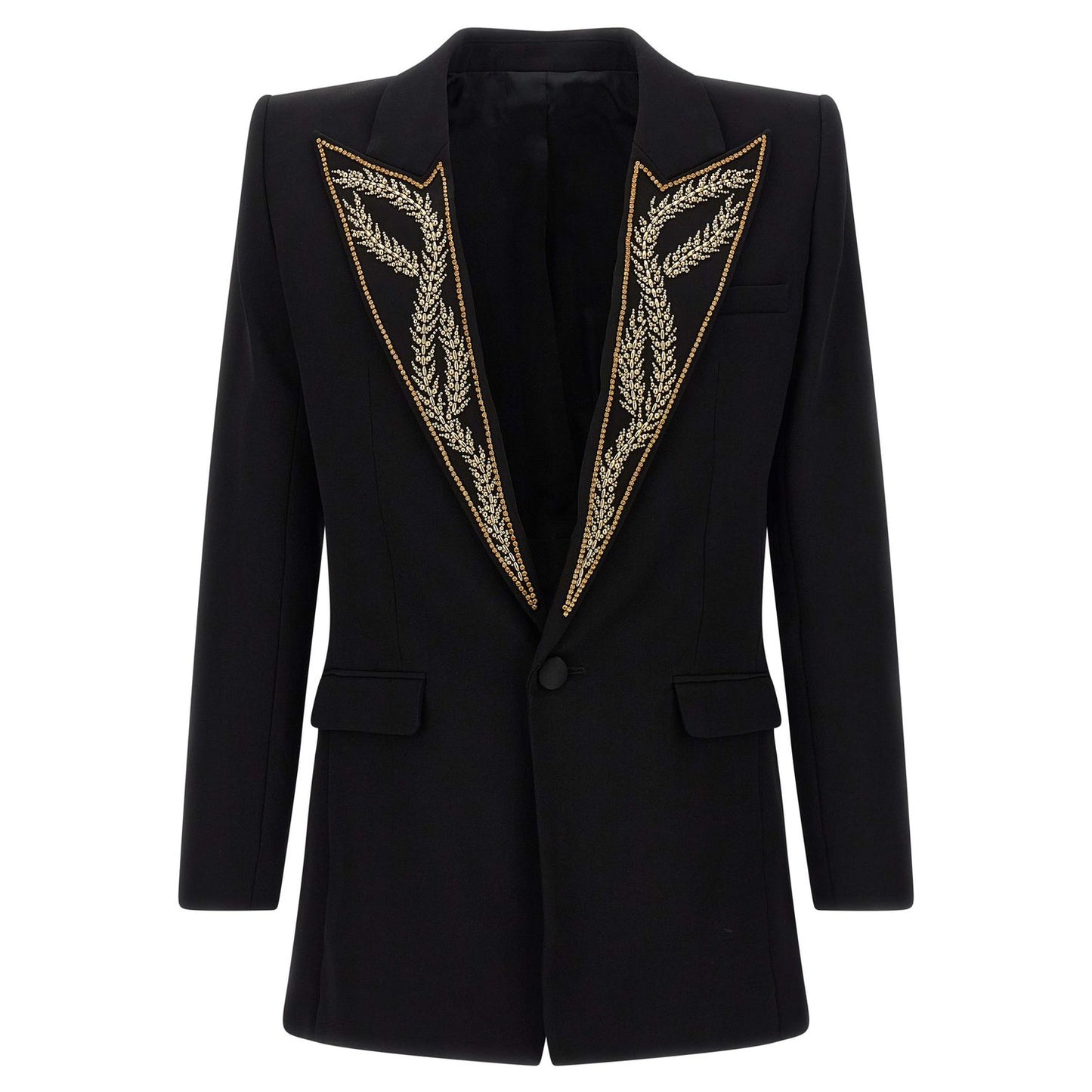 Balmain Black Viscose Blazer