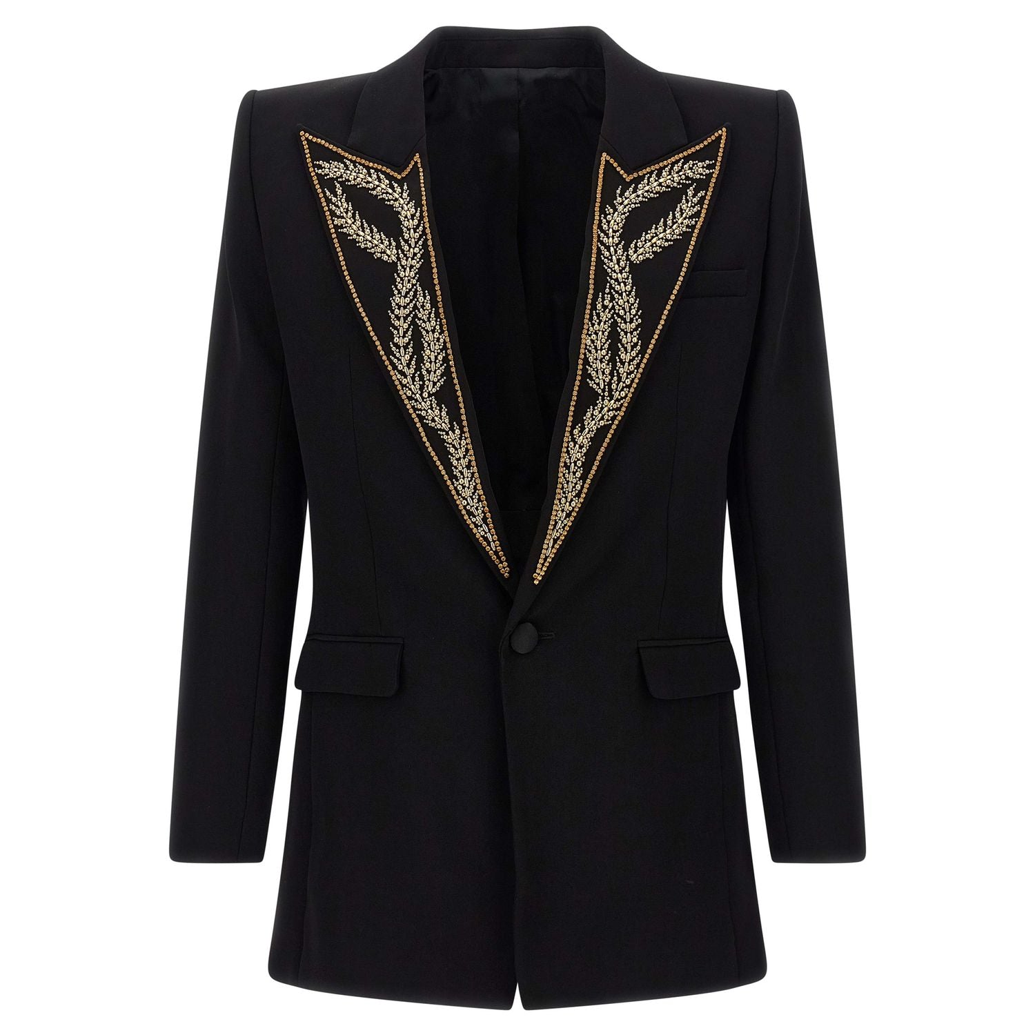 Balmain Black Viscose Blazer