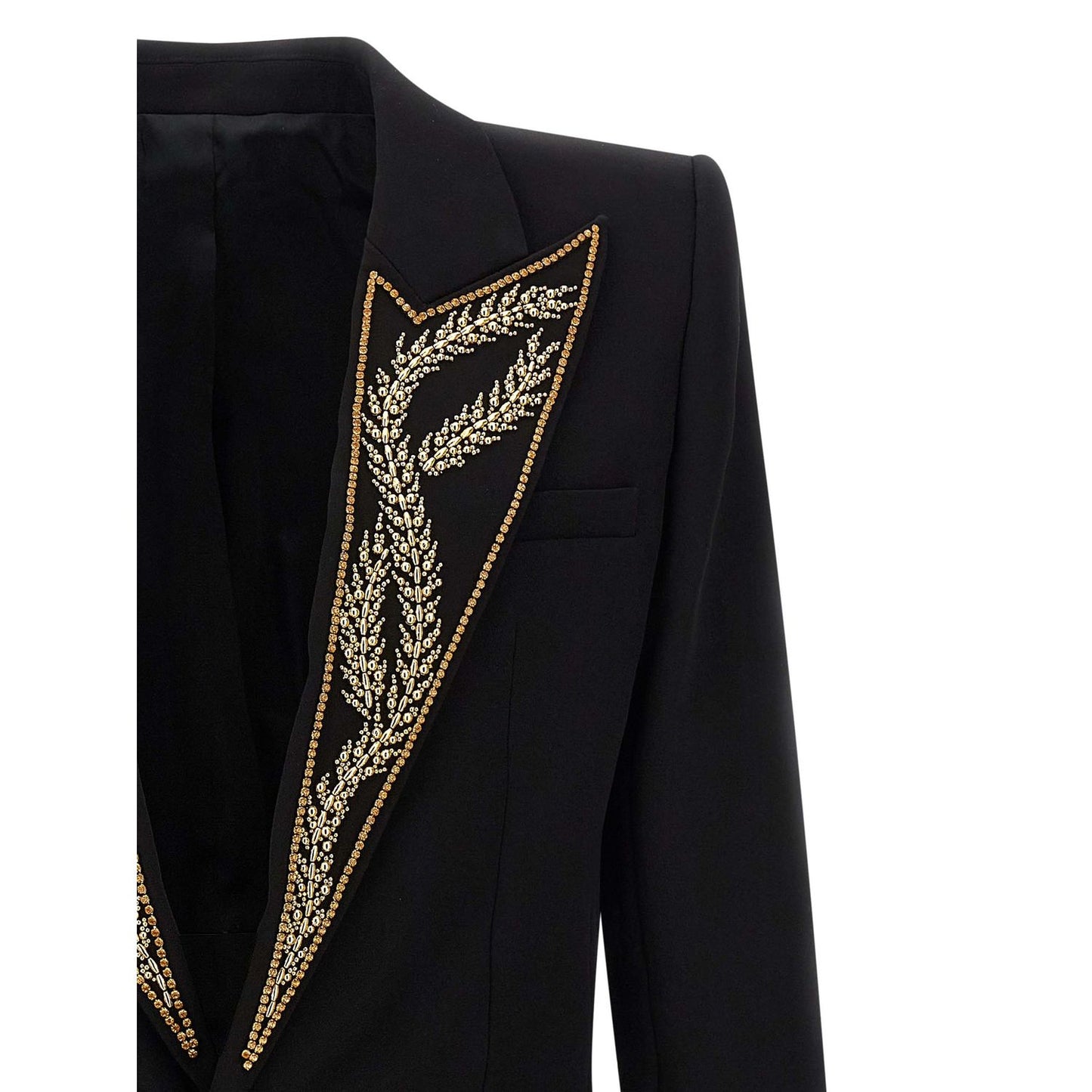 Balmain Black Viscose Blazer