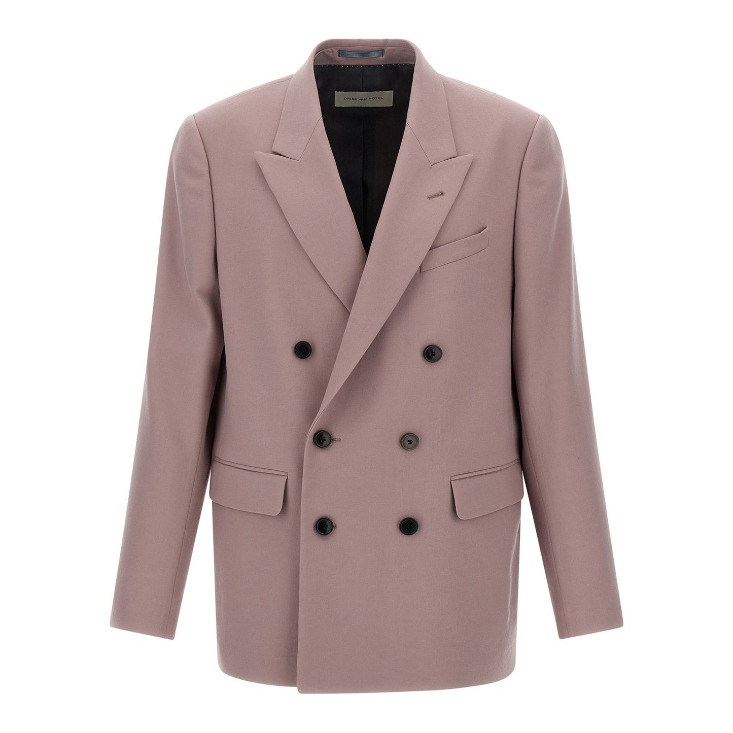Dries Van Noten Purple Wool Blazer