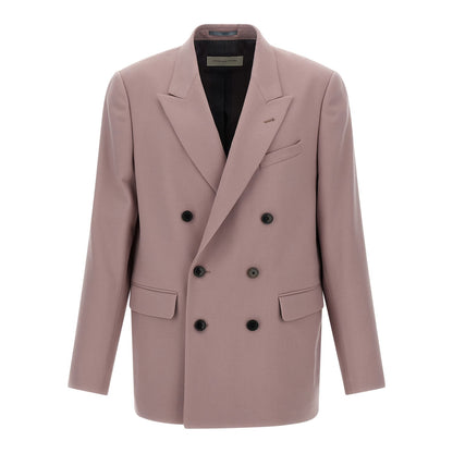 Dries Van Noten Purple Wool Blazer
