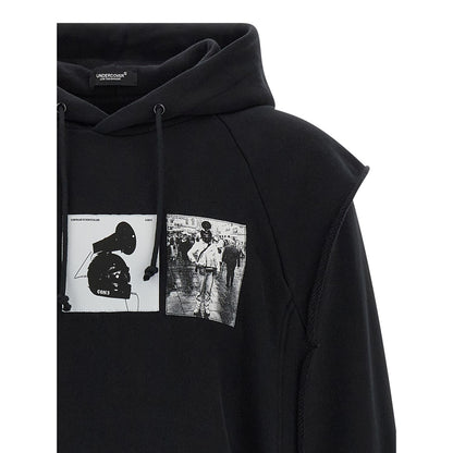 Undercover Black Cotton Sweatshirt