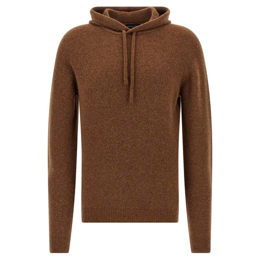 Roberto Collina Brown Virgin Wool Cardigan