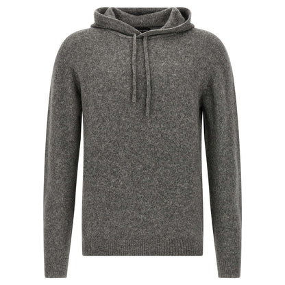 Roberto Collina Gray Virgin Wool Cardigan