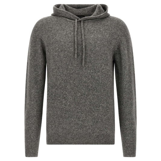 Roberto Collina Gray Virgin Wool Cardigan
